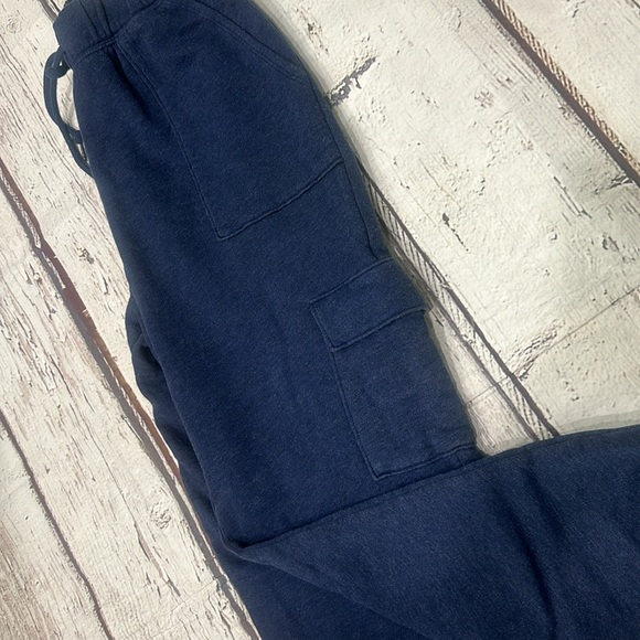 Victoria's Secret Pink Sweatpants Jogger Lounge Logo Cargo Pockets Size Small - Picture 9 of 11